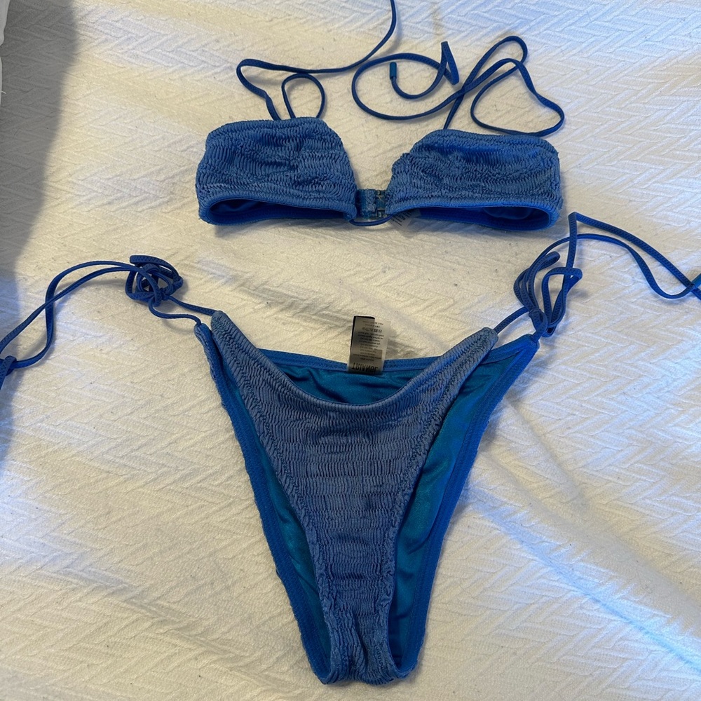 Triangl swim blue bikini